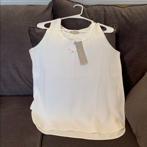 High low sleeveless shirt